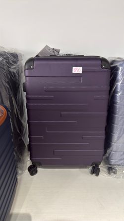 Suitcase, purple, large, perfect for travel