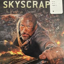 SKYSCRAPER (Blu-Ray + DVD + Digital-2018) Dwayne Johnson!
