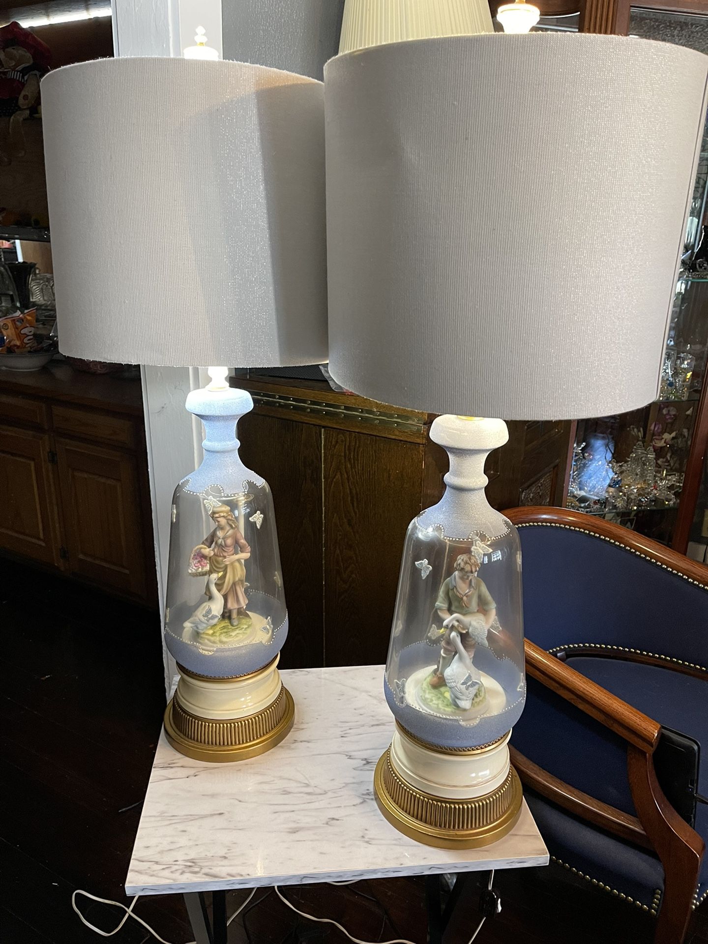 Vintage Story Book Lamps