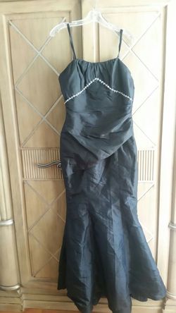 New Black Dress Gown Formal Size 12