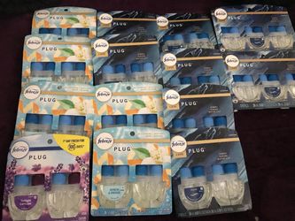 Febreze plug ins 3 packs 9$ 2 packs 6$