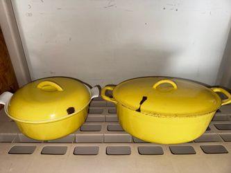 Dutch Cast Iron and Enamel Pots