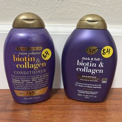 OGX Biotin & Collagen Shampoo & Conditioner