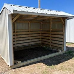 8x12 Run-in Shed | Goat Shelter | Financing Available