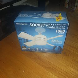 Socket Fan Light