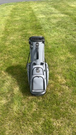 Ghost Golf Anyday Maverick 14-Way Bag - Gray/Yellow - Complete w/ Both Straps