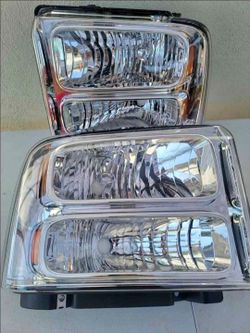 05-07 Ford F-250-F-550 Headlights Faros Calaveras Micas Luces Lamps