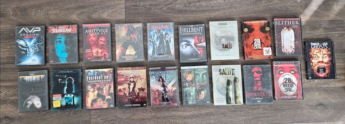 Horror/Sci-Fi DVD Lot 19 total $60
