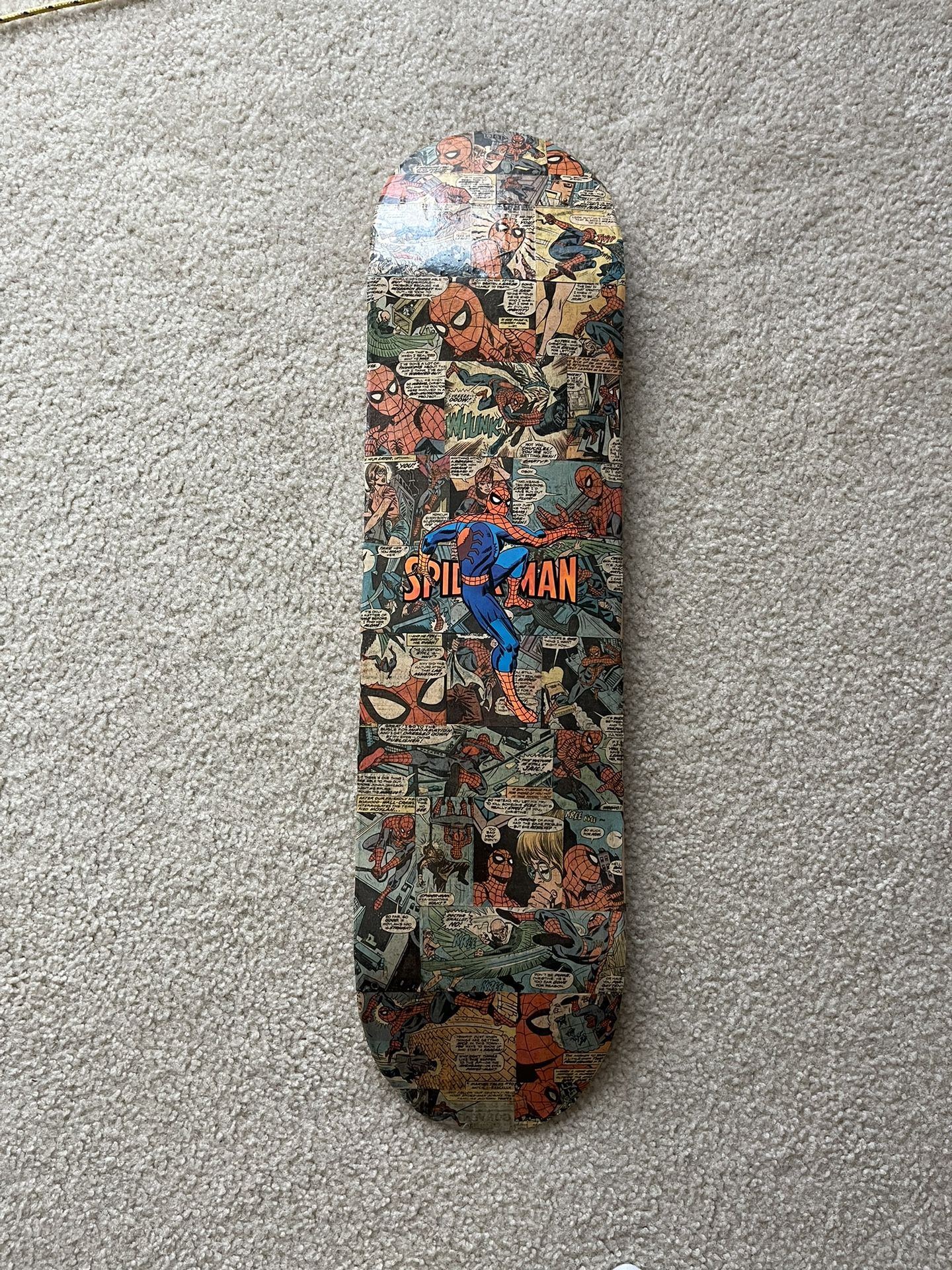 Handmade Marvel Comics Spider-Man Skateboard