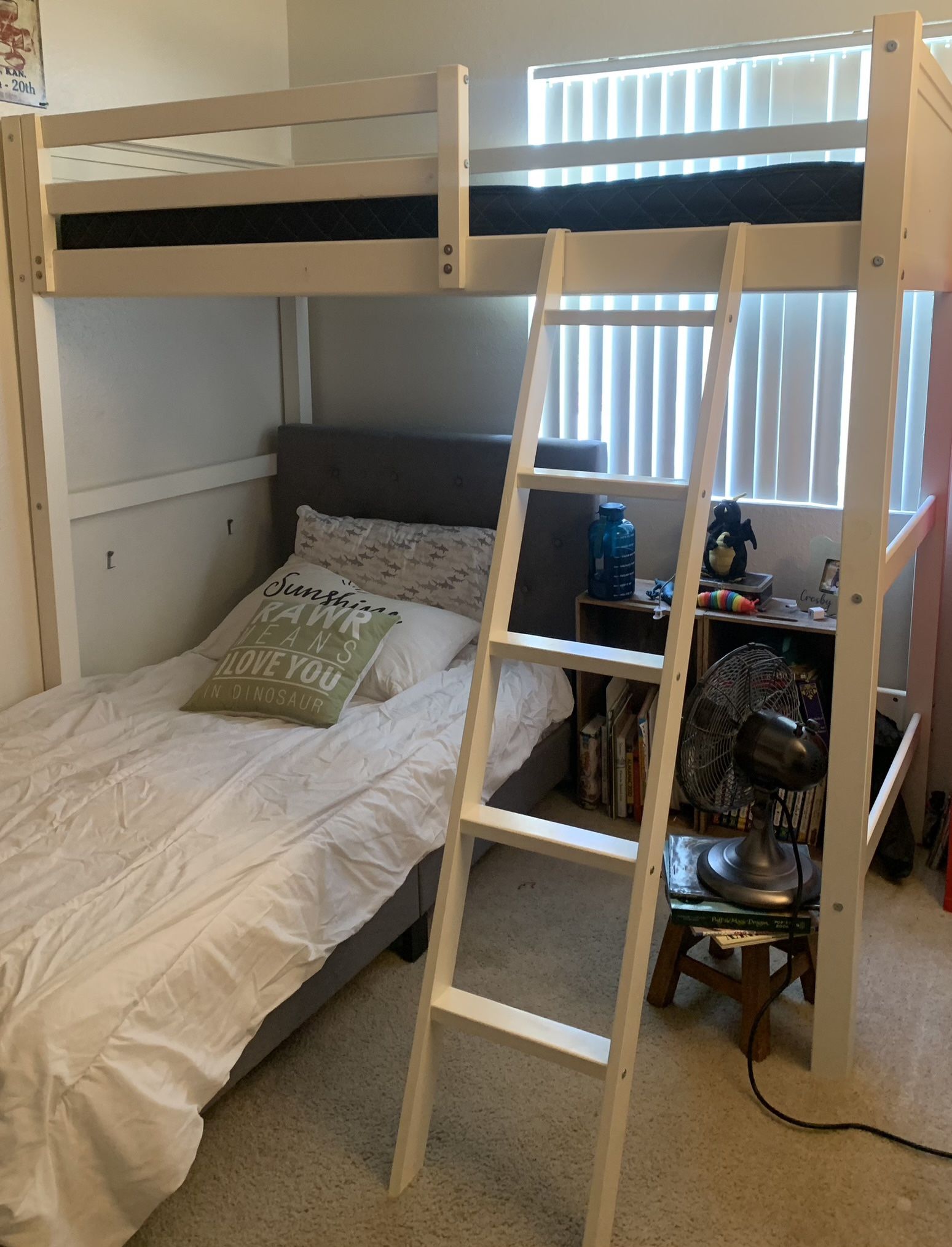 Bunk Bed & Unused Mattress (upper Bed Only)