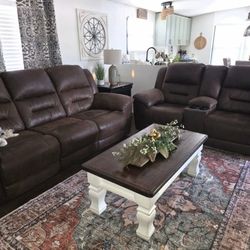 Beautiful Sofa And Love Couch 4 Recliners 