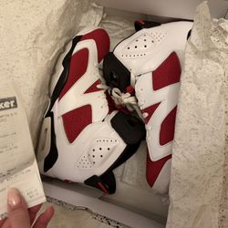 Air Jordan 6 (Carmine)Size 11