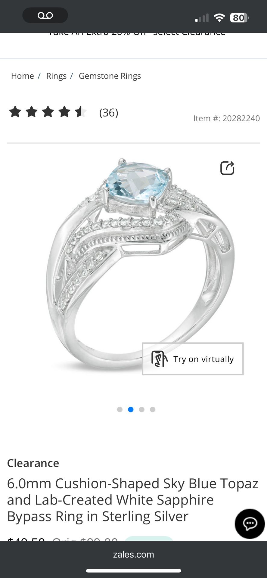 Zales Promise Ring