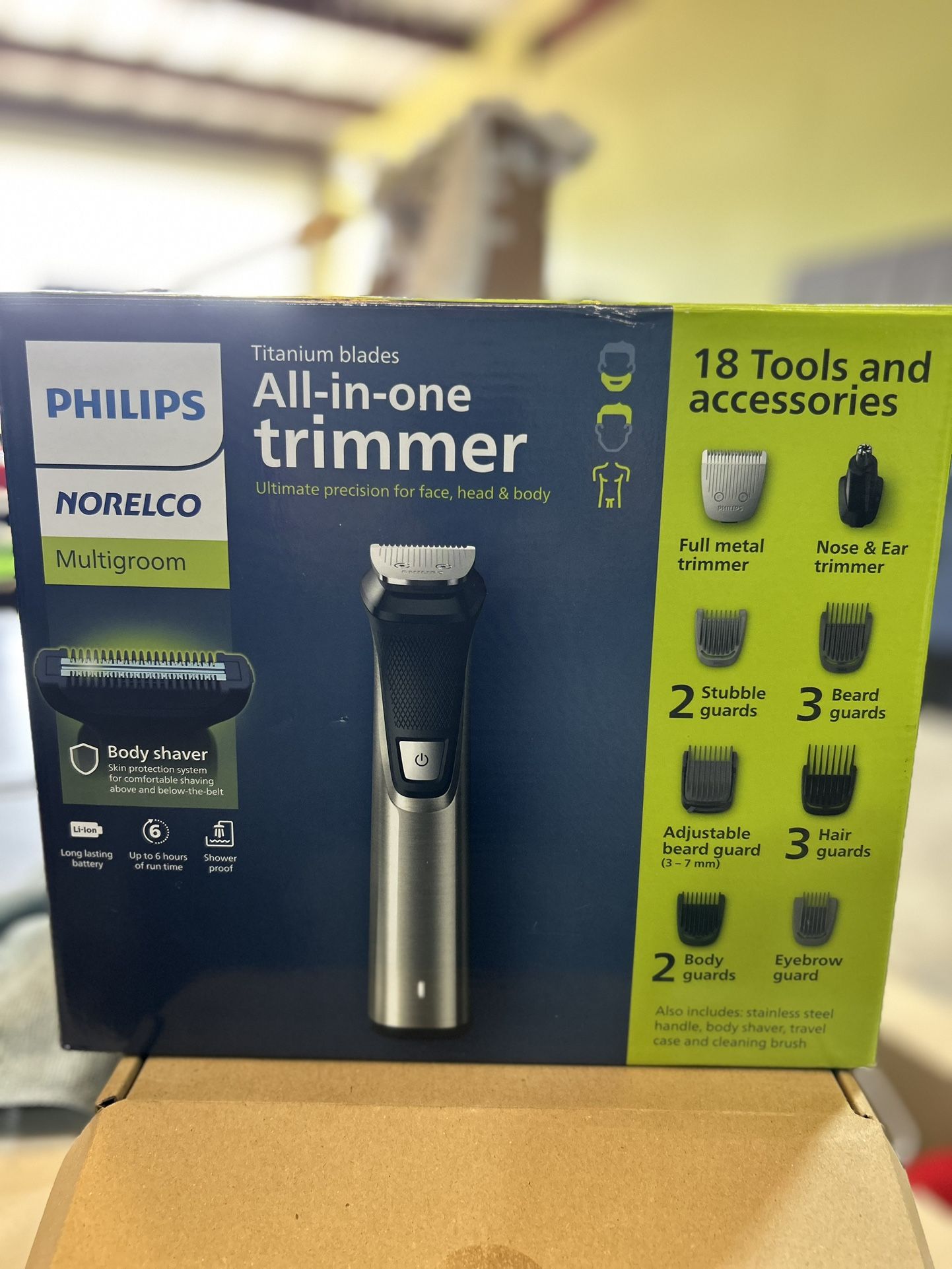 Philips Norelco Multigroom 9000 Titanium Blades, All-in-one Trimmer MG9740/40