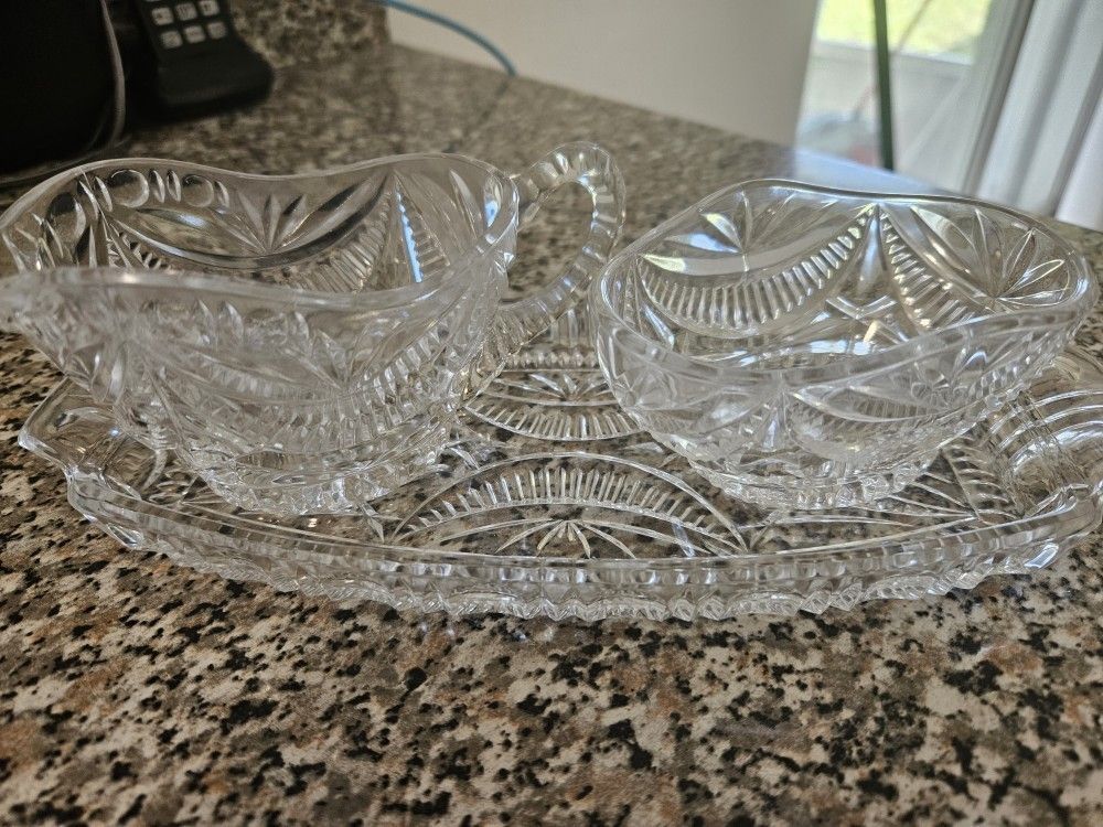 Fine Crystal Glassware Set