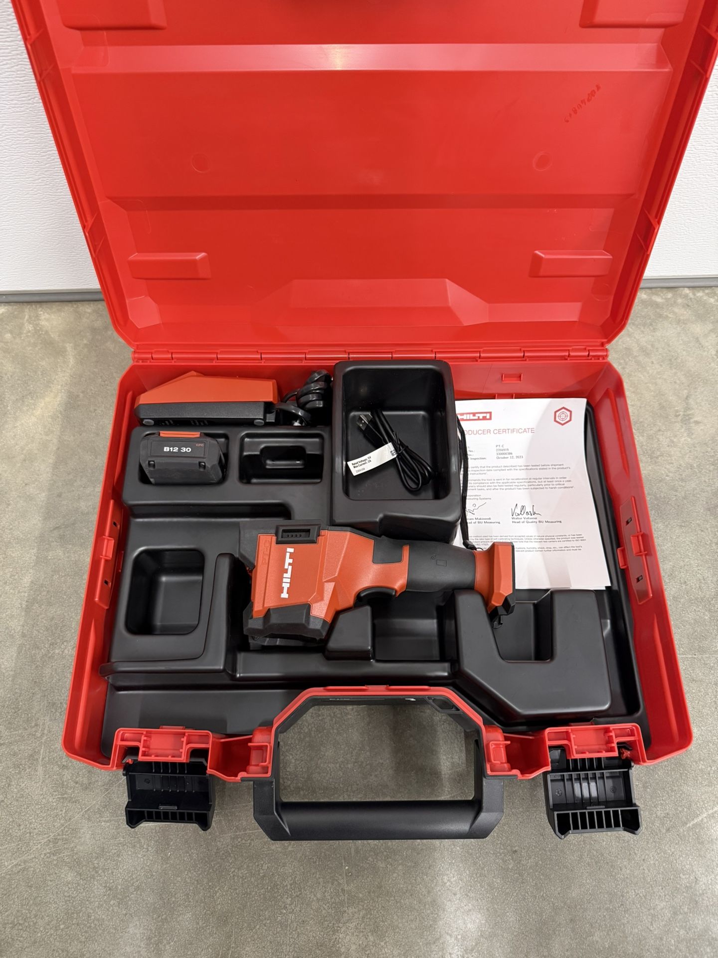 PT-C Thermal camera - Concrete scanners and sensors $2319 plus tax at Hilty store new never used Infrared camera for thermal imaging, for inspecting e