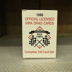 1990 IHRA Drag Cards Complete Set