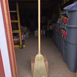 Straw Broom