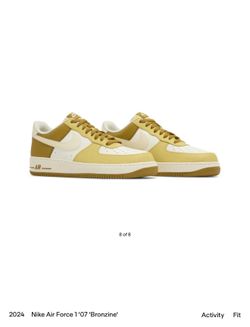 NIKE AIR FORCE 1 '07 Men – Bronzine/Coconut Milk