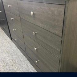 Dresser 8 Drawers Compress Wood