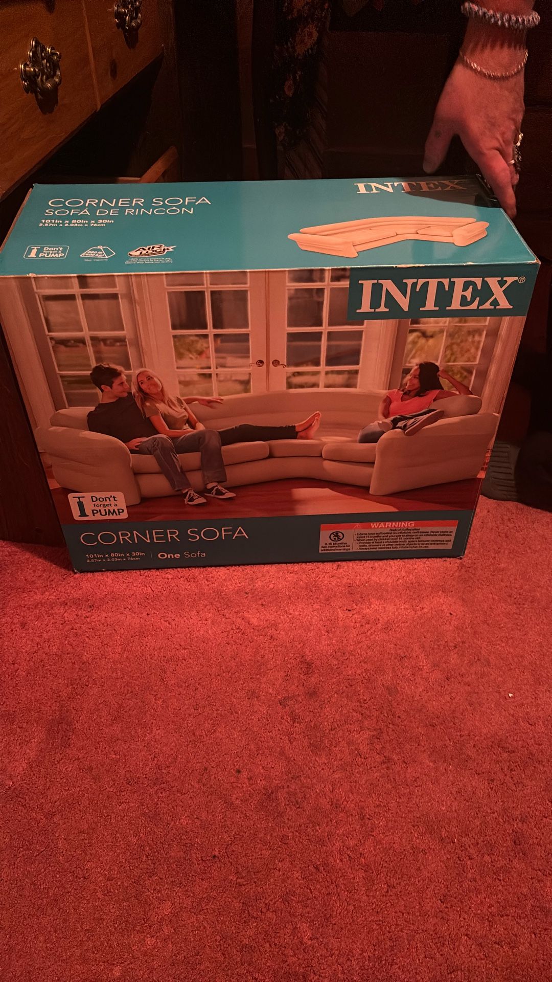 Corner sofa sectional inflatable