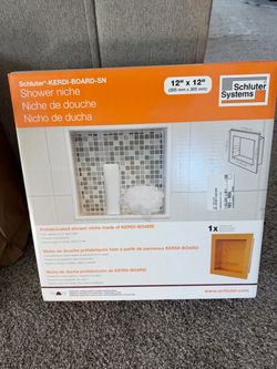 Schluter Systems  Shower Niche