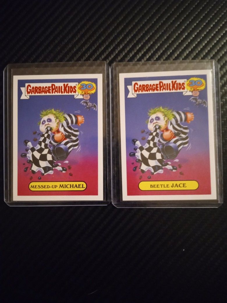 2015 GPK 30th Anniversary Bettlejuice Jace/Messed-Up Michael Beetlejuice Set