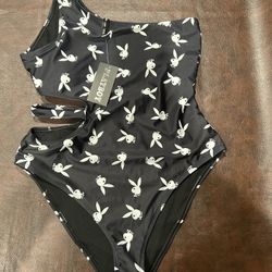 Playboy full body suit bikini