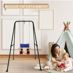 Swing Stand for Kids, A-Frame Foldable Metal Frame. K173