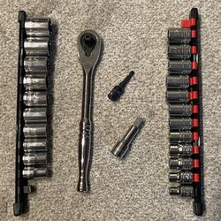 Husky 1/2 inch socket set