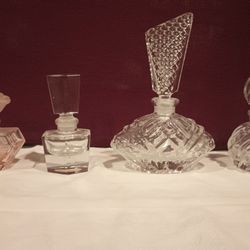 Glass Perfume Bottle Collection 