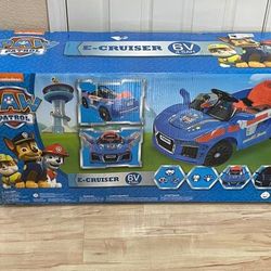 New Paw Patrol Ride On Car 6V Battery Powered Sports Car Electric
