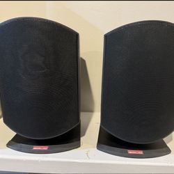 ORIGINAL Bowers & Wilkins B&W Rock Solid Sound 150W Bookshelf Speakers