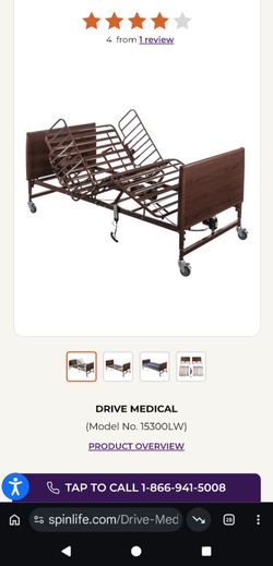 Drive Medical Full Electric Hospital Bed