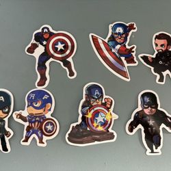 Captain America Sticker Set 