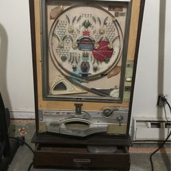Antique Game Cabinet