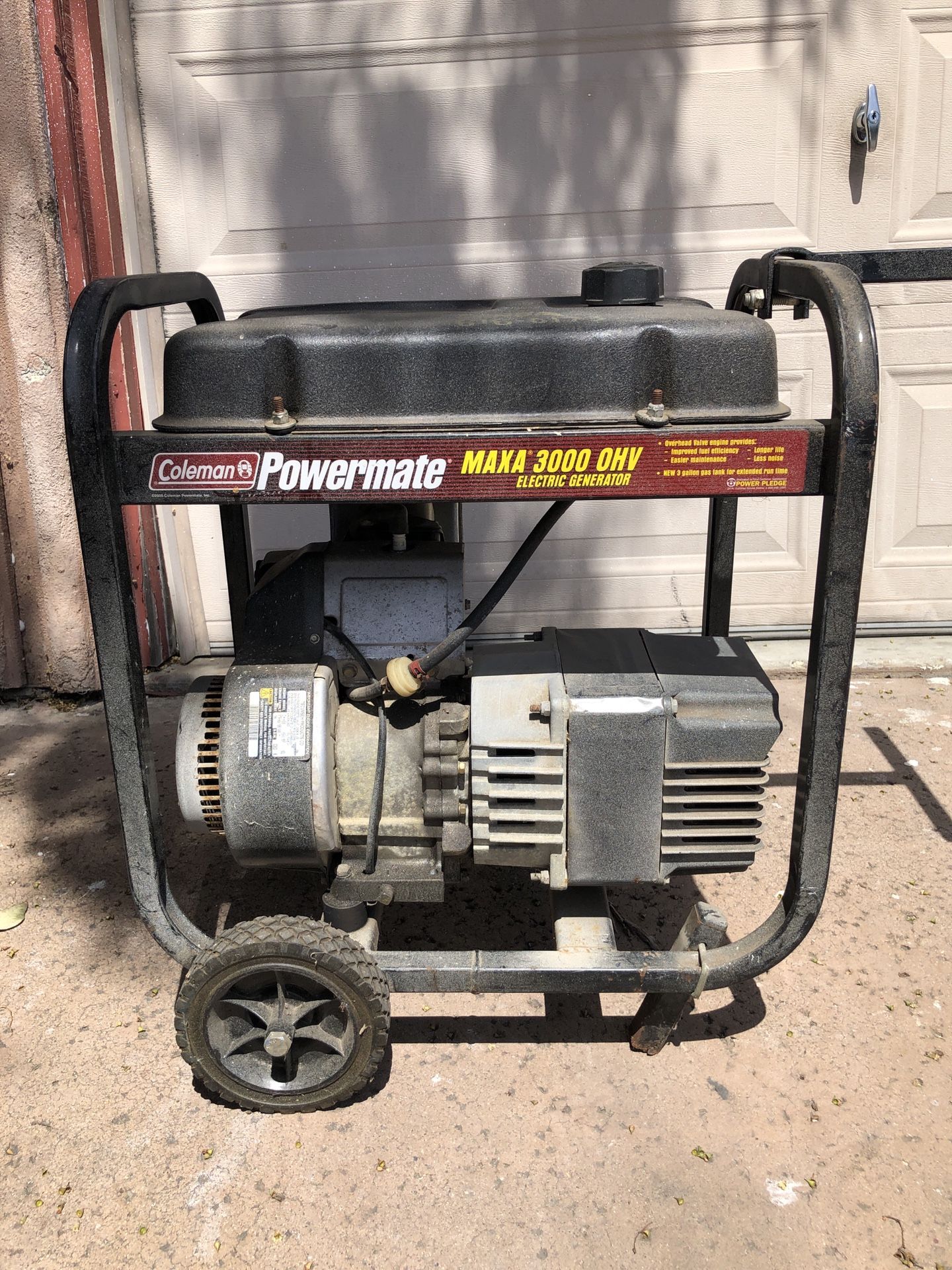 coleman powermate maxa 3000 generator