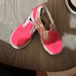 Hot Pink Vans Size 8.5