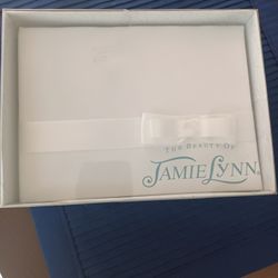Guest Book- White Satin By Jamie Lynn