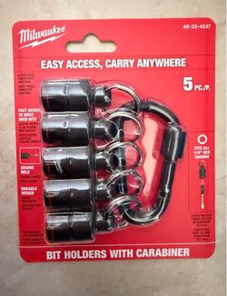 Milwaukee Bit Holder with Carabiner