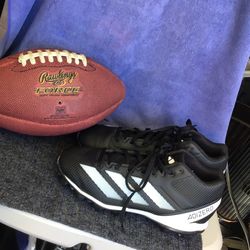 Adidas adizero impact 2 mid football cleats size US 5