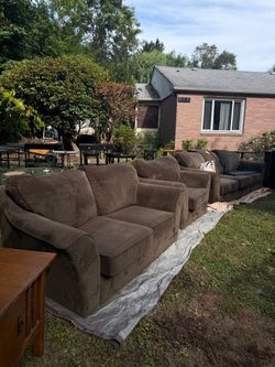 Family set of 3 comfy couches | sofas!