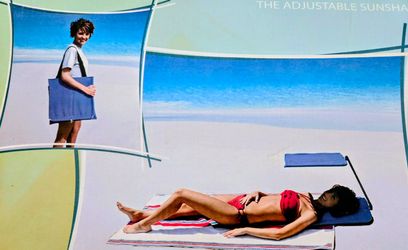 Beach shade pillow