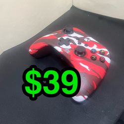🎮 Red Camouflage Xbox One WIRED Controller – Mini-USB – Custom Edition 🎮  . . . . . . . . . . . . . . . . . . . . . . . . . . . . . . . . . . . . . 