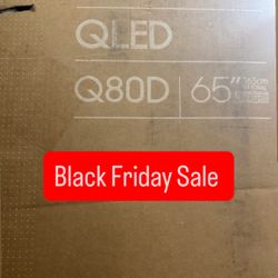 SAMSUNG 65-Inch Class QLED 4K Q80D Series Quantum HDR+, Dolby Atmos Object Tracking Sound Lite, Direct Full Array, Q-Symphony 3.0, Gaming Hub, Smart T