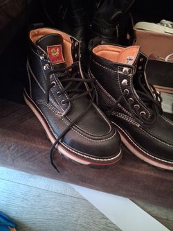 Mens work boots black