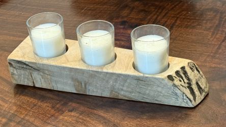 Maple Candle Holder