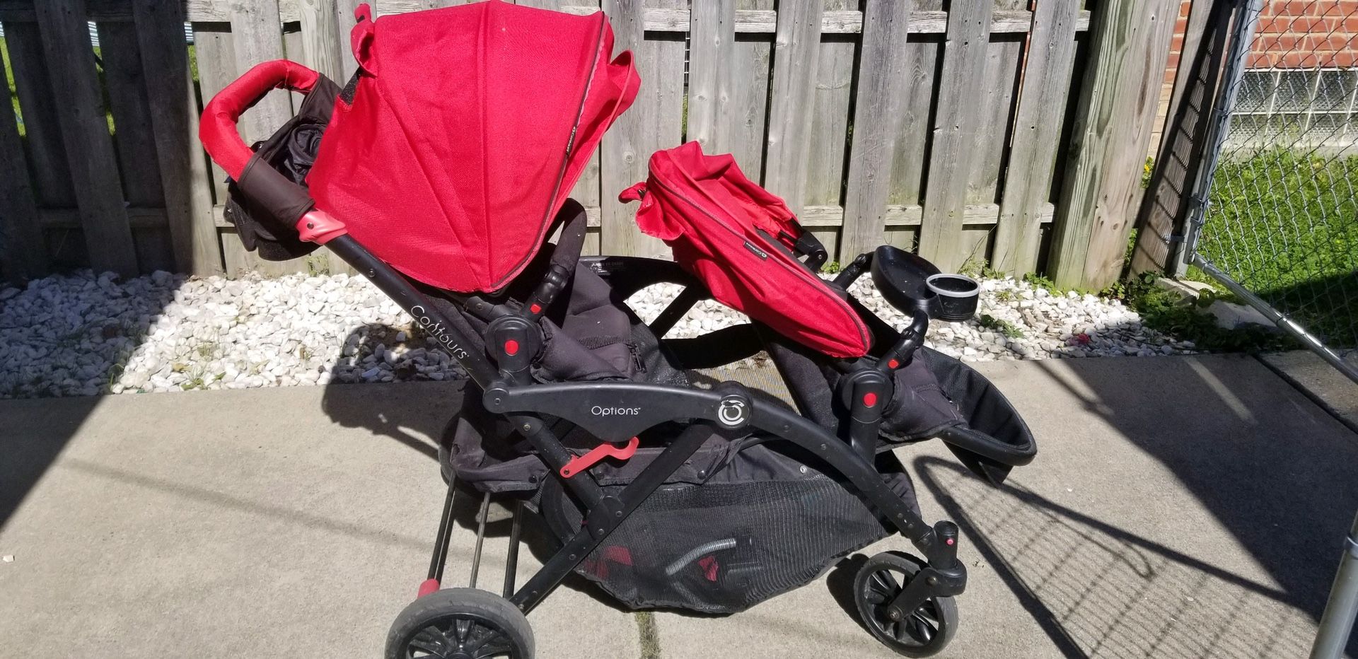 Awesome Contours Options Double Stroller 