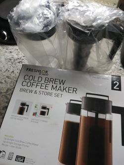 Cold brew coffee maker set of 2