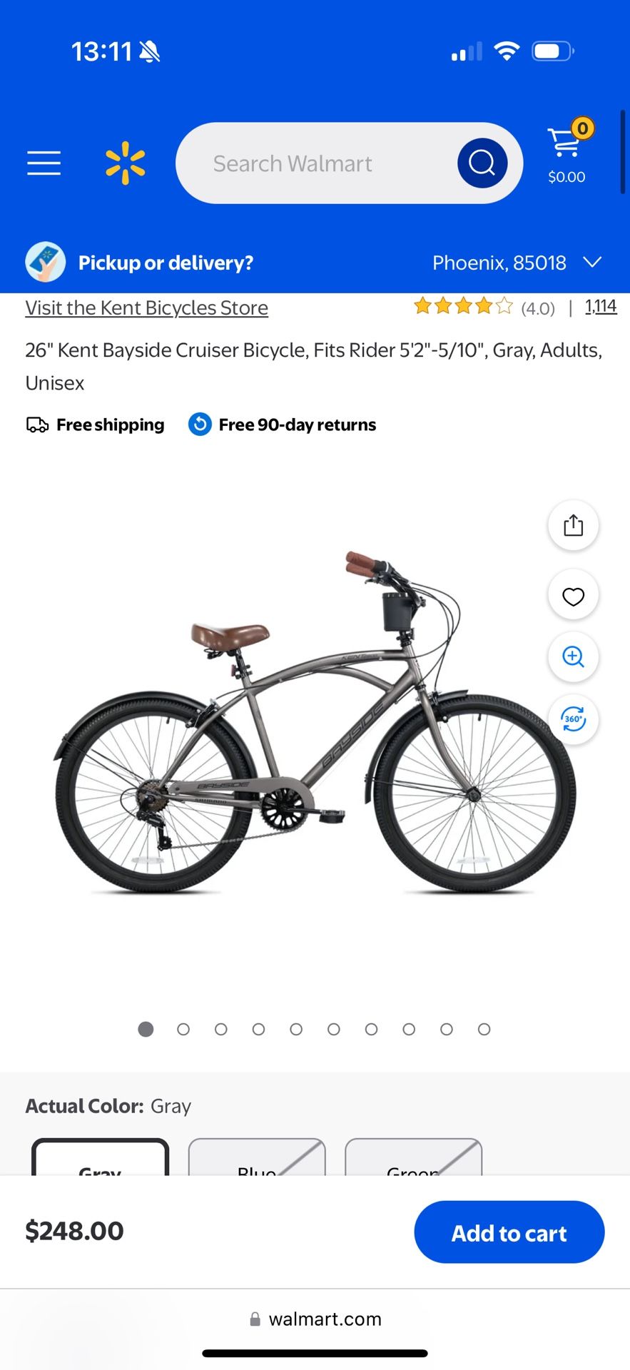 Men’s Beach Cruiser Bike
